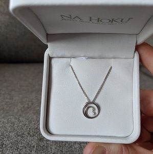 Wave Shimmer Pendant with Chain - make an offer!